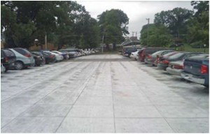 Temporary carpark